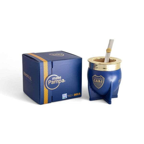 Pampa   XL  Boca Juniors con bombilla