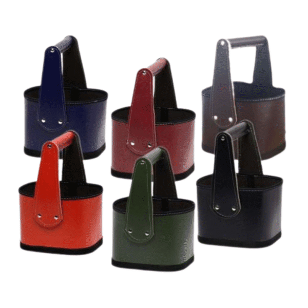 MATERA CANASTO SIMIL CUERO S/ DIVISION AGARRE FIRME