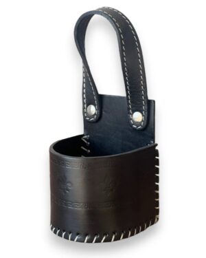 PORTA MATE P/AUTO 100% CUERO