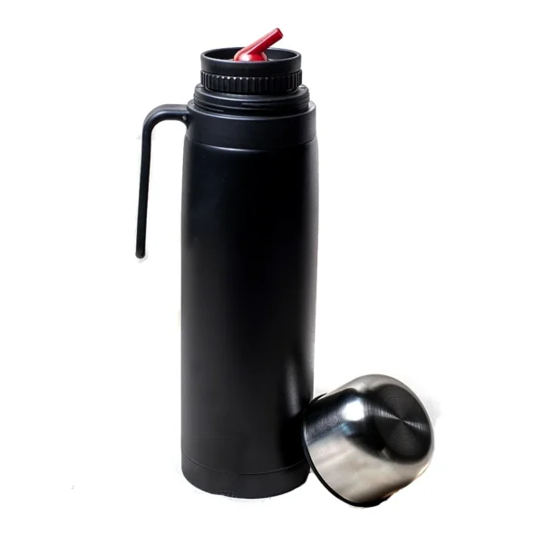 TERMO MEDIA MANIJA NEGRO 1 L