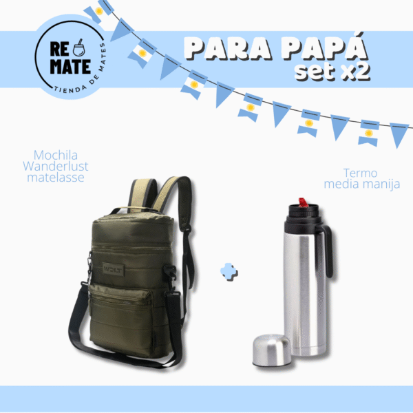 SET X2 MOCHILA WANDERLUST + TERMO