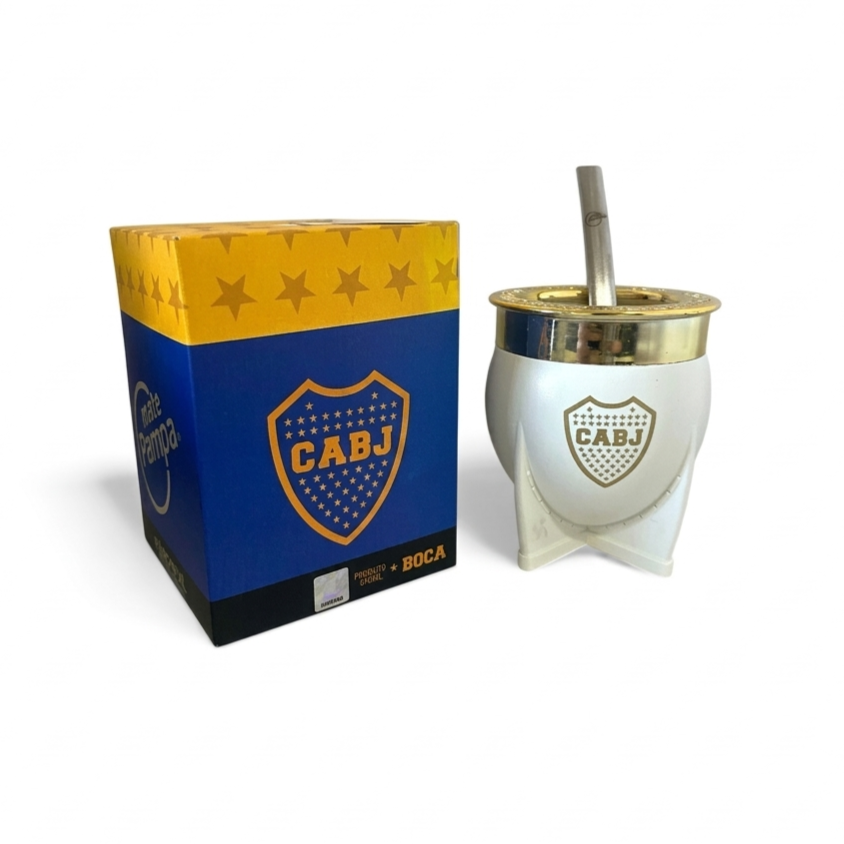 PAMPA XL BOCA JUNIORS CON BOMBILLA - Imagen 2