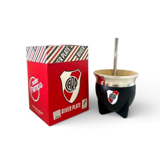 MATE PAMPA BOCA ABIERTA FÚTBOL CON BOMBILLA - Imagen 5