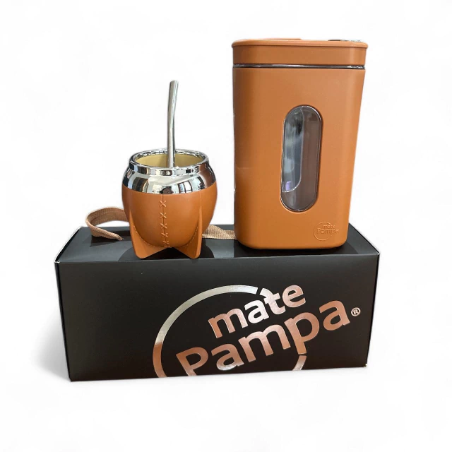 KIT PAMPA MATE + YERBERO + BOMBILLA - Imagen 8