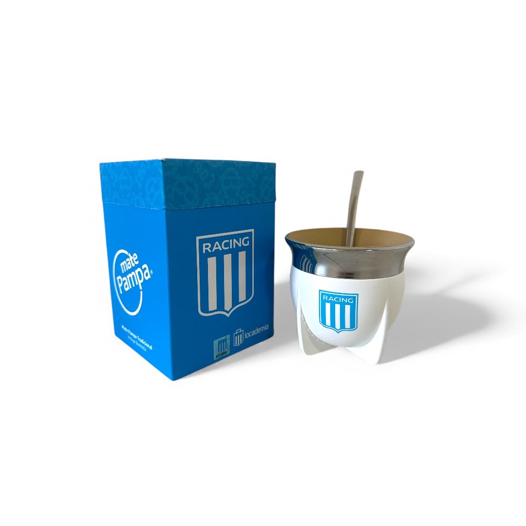 Mate Pampa boca abierta fútbol con bombilla - Imagen 12