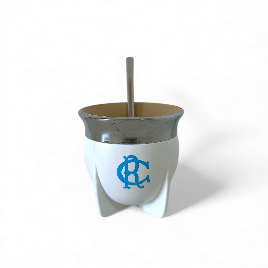 Mate Pampa boca abierta fútbol con bombilla - Imagen 13