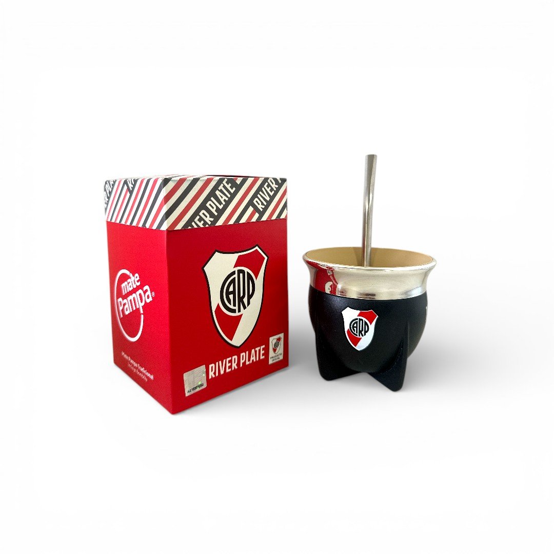 Mate Pampa boca abierta fútbol con bombilla - Imagen 9