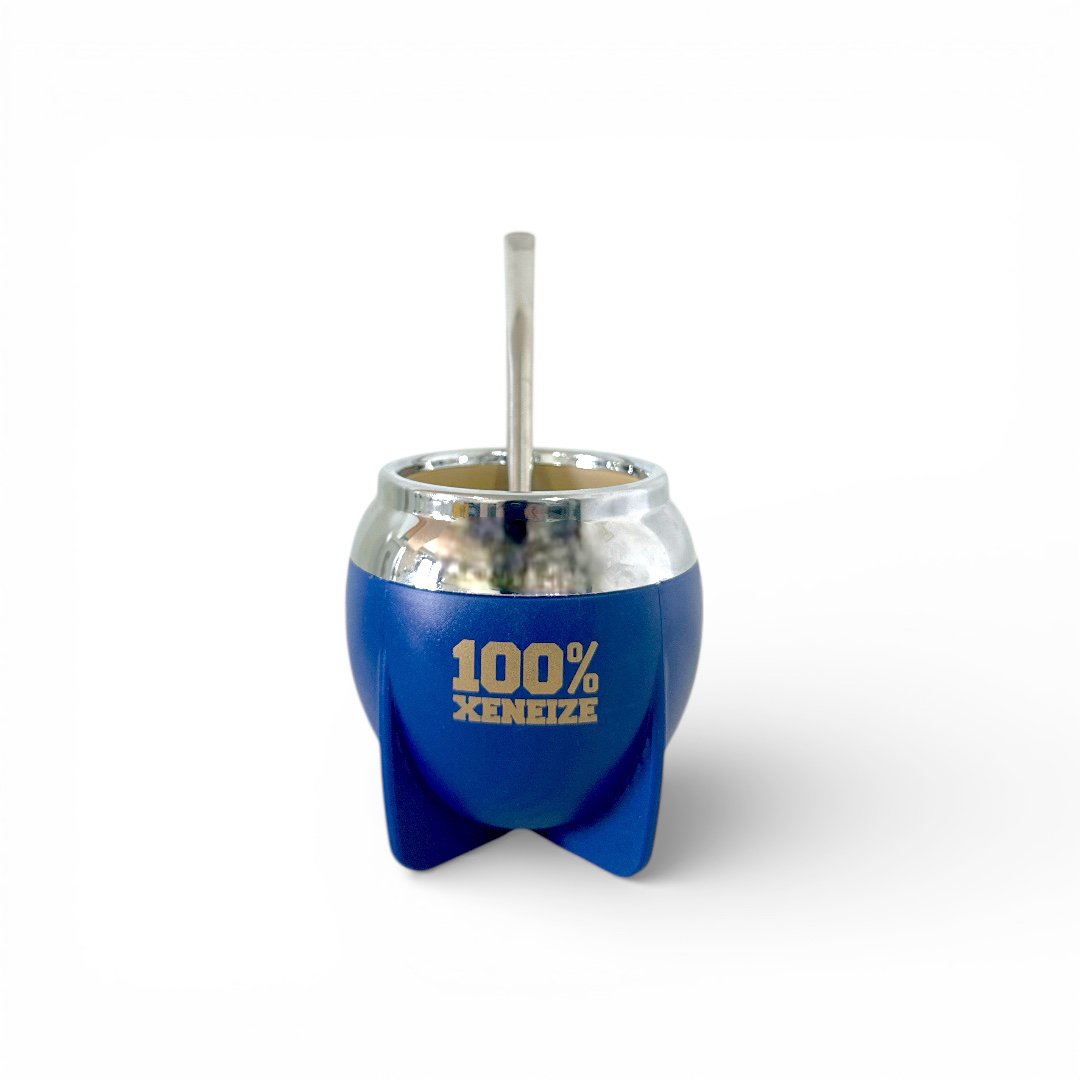 Mate Pampa fútbol boca cerrada con bombilla - Imagen 8