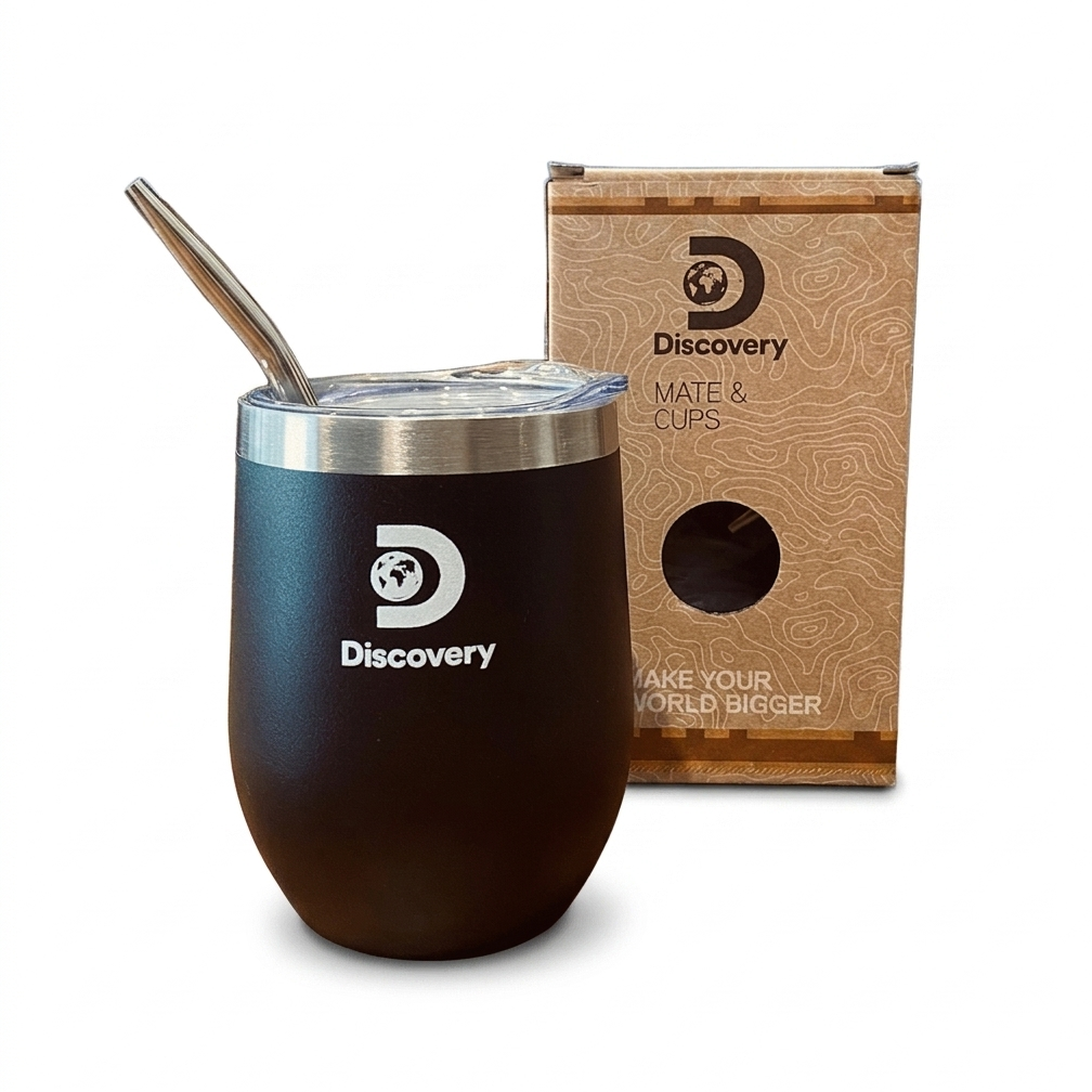 MATE TERMICO DISCOVERY ANTIVUELCO 350 ML CON BOMBILLA - Imagen 3