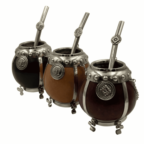 PORONGUITO ALPACA CON BOMBILLA ENCADENADO