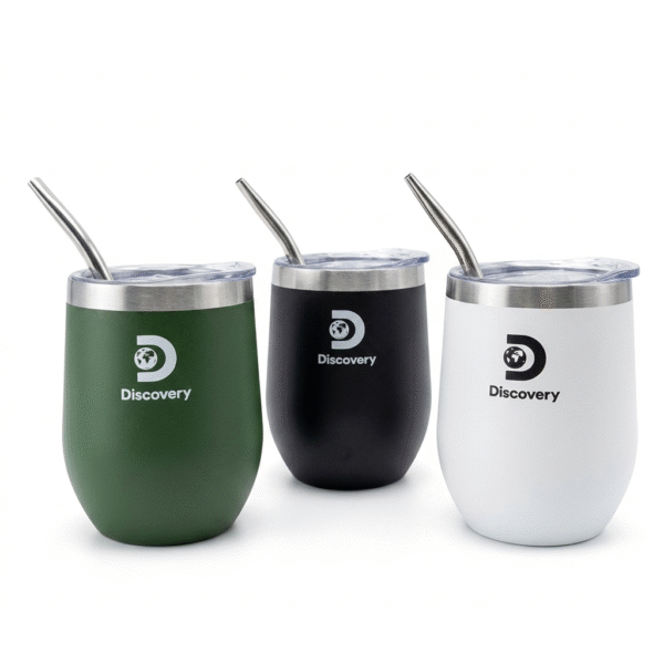 MATE TERMICO DISCOVERY ANTIVUELCO 350 ML CON BOMBILLA