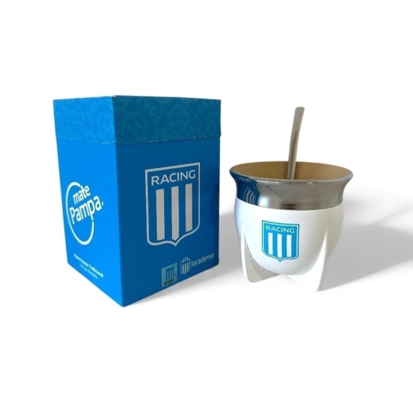 MATE PAMPA BOCA ABIERTA FÚTBOL CON BOMBILLA - Imagen 7