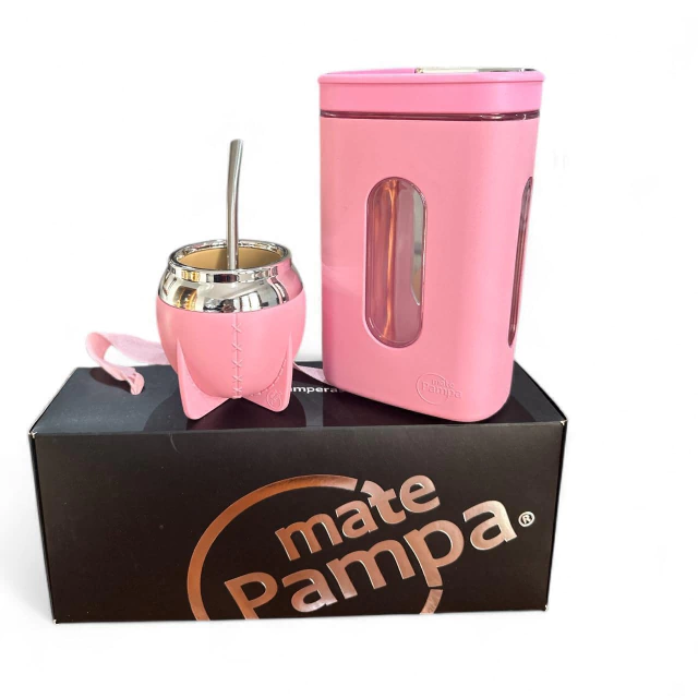 KIT PAMPA MATE + YERBERO + BOMBILLA - Imagen 5