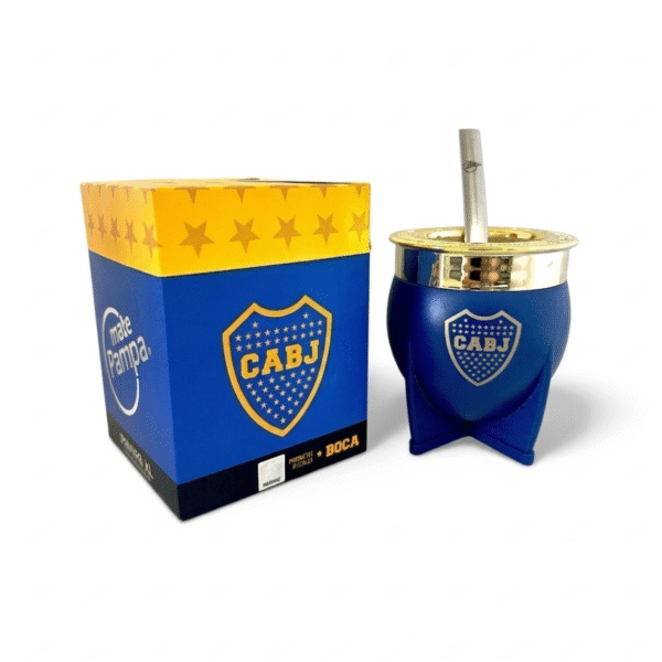 PAMPA XL BOCA JUNIORS CON BOMBILLA