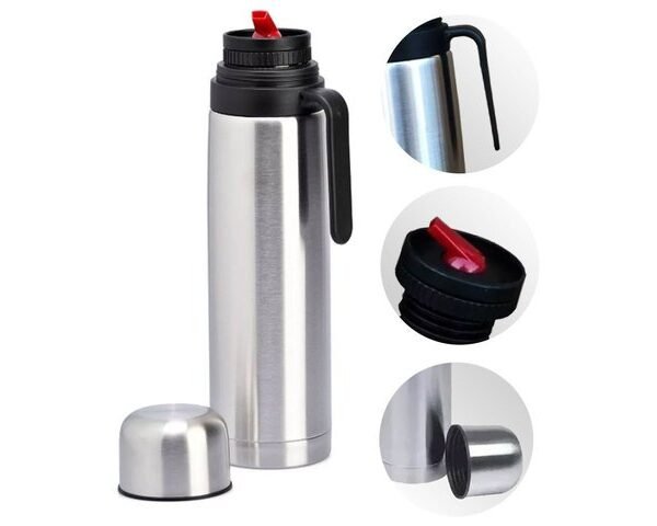 TERMO MEDIA MANIJA PLATEADO1 L